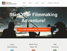 Tablet Screenshot of desktop-documentaries.com